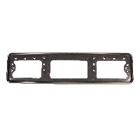 Рамка номера пластик, средняя черная   (уп.40шт.)