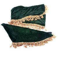 Ламбрекен лобового стекла со шторками 180см/60*60см, Зеленый, к-т  SKYWAY