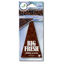 Ароматизатор подвесной пластина BiG FRESH Ароматный кофе PABF- 78 