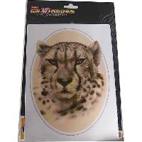 Наклейка-3D голограмма, Гепард черно-белый   3D20, 140*190 мм