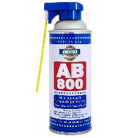 Смазка проникающая многоцелевая AB-800 ПЛАТИНУМ, 400мл, спрей с насадкой, ABRO (1/12) белый баллон