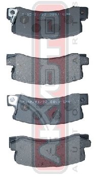 PF-1161/1321 Колодки тормозные дисковые AKYOTO AKD-1180 T.Camry/Vista SV30/CV30/VZV30 Avensis 22#