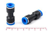 Фитинг трубок пластик прямой, PUC  8мм