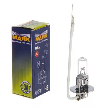 Лампа галогеновая H 3 24V100W Pk22s Маяк (54350), шт.