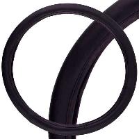 Оплетка экокожа гладкая Top-1, L (39-41 см), черная SKYWAY S01102020