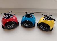 Ароматизатор на панель с солнечной батареей TM-869 Букашка Синяяя (Ocean) 