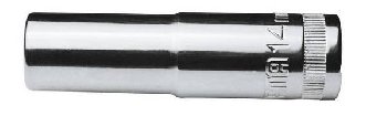 Головка торцевая 1/2" (12 гран) H77мм высокая (звездочка) 14 мм  13814 SATA  (1/6)