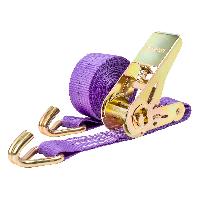 Стяжка груза с храповым механизмом 25мм,  5м, 1т  фиолетовый S03601037 SKYWAY (1/25)