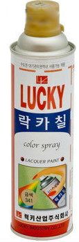Краска-спрей LUCKY, 420мл (341) золотистый  (1/40)