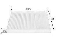 Фильтр салонный AC-304/ BRC-0319 BRONKO  (AY685NS0230/7803A012)  MMC Ek