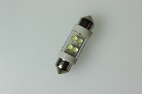 Светодиод T11*36 12V WHITE  4LED S8,5 (Маяк) (12T11*36-W/4LED)