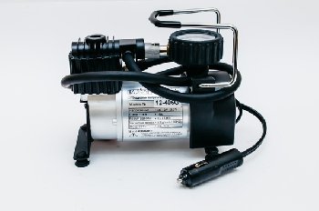 Компрессор ТАЙФУН 406G, 12V, штекер, 35 л/мин, съемный манометр, без доп.шланга (1/4)