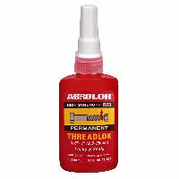 Фиксатор резьбы неудаляемый, красный, 50 мл, TL-571  ABRO  (уп.12 шт.)