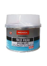 Шпатлёвка со стекловолокном Микро FIBER MICRO 0.5 кг. (1231) NOVOL (1/18)