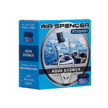 Ароматизатор на панель керамика банка металл AIR SPENSER (A-31) AQUA SHOWERмужской парфюмAQUA DI GIO