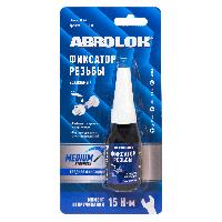 Фиксатор резьбы удаляемый, Синий, 10 мл  ABRO Masters (уп.12 шт) (аналог TL-342) 