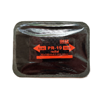 Пластырь резинокордный для радиальных шин  80*110 мм, 2 слоя, PR-19 BHZ Professional (уп.5шт)
