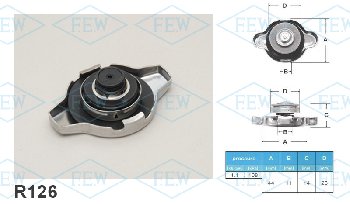 Крышка радиатора R126 (1.1 kg/cm2) FUTABA