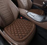 Подушка на сиденье ткань полиэстер, антискользящая основа, 44*48см, ELASTIC, КОРИЧНЕВАЯ