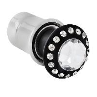 Прикуриватель декоративный Кристалл-стразы, Черный S00701001  SKYWAY