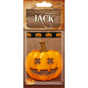 Ароматизатор подвесной пластина Тыква Джека на Хеллоуин АНТИТАБАК JACK-11  (1/4/40) 