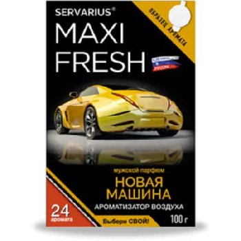 Ароматизатор под сиденье гелевый НОВАЯ МАШИНА, 200 гр (уп.40 шт) MAXIFRESH MF- 1