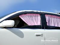 Шторы на окна ткань, 37-42*60 см. M, розовый (1701334-265 P/ 303-01 P Sweet lady)  AutoLand