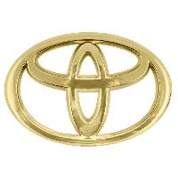 Эмблема TOYOTA, 110*74мм, золото SKYWAY (STE-020)