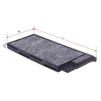 Фильтр салонный PC-115B/ CAC-11220  SAKURA  (AC-1506 Js/88568-60010)  Land Cruiser 2UZ-FE U