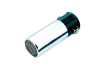 Насадка на глушитель d60D60 L150мм, сетка, округлый край   арт ТМ- 998