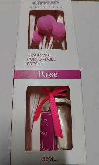 Ароматизатор жидкий флакон/палочки ROSE, 50мл CA-361, CityUp (1/12)