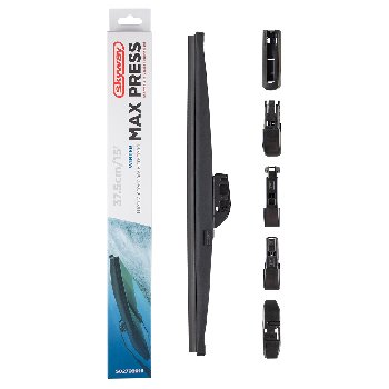 Щетка стеклоочистителя зимняя MAX PRESS 37.5 см (15") 6 адаптеров, SKYWAY 3016 (1/50)