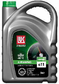 Антифриз  G-11  (зеленый) GREEN , 5кг  ЛУКОЙЛ  (1/3) 