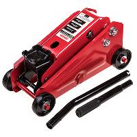 Домкрат подкатной  2 т (высота подъема 148-400 мм) ручка/ кейс (для джипов) S01802011 SKYWAY