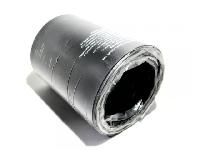 Брызговик плоский на длинномер задний 2400*350*4мм, ЧЕРНЫЙ, без рисунка, рулон 