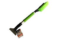 Щетка для снега со скребком, металлическая ручка 54см, теплое покрытие, DELTA  АС-4019  (1/28)