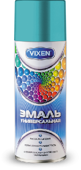 Краска-спрей эмаль Сине-бирюзовый (RAL 5018) акриловая , 520мл  VX35018 VIXEN (уп.6шт)