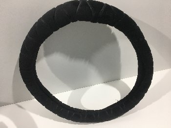 Оплетка плюш, орнамент M (37-39 см), Черная  