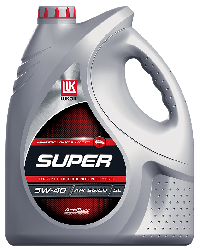 Масло моторное ЛУКОЙЛ СУПЕР  5W40  SG/CD, 5л. полусинтетика   (1/3)