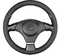 Оплетка кожа гладкая Base Gorilla-1 S (35-37 см) Черная SKYWAY S01102542 