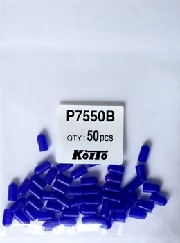 Колпачок для б/ц лампочки T 5 СИНИЙ (KOITO) Япония (уп.50 шт.)  P7550B
