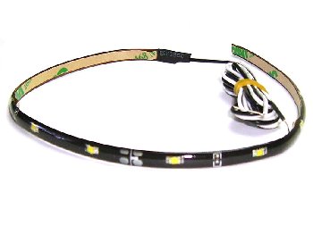 Светодиодная лента 24V, 30 см, 12 SMD (3.5*2.8) WHITE D-03 (Маяк)  (24D-03W-30)