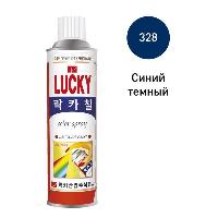 Краска-спрей LUCKY, 420мл (328) синий темный  (1/40)