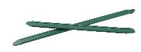 Монтажка плоская шинная с лопаткой L 610 мм (24 дюйма) двусторонняя зеленая T905 (23624) TSTOP