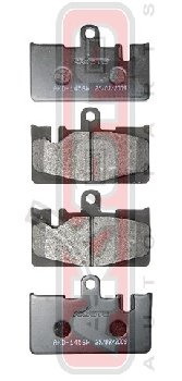 PF-1456 Тормозные колодки Akyoto AKD-1456  RR