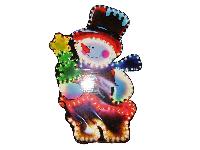 Светодиодный декор  Санта (снеговик), 70см (мульти) (Маяк) EA-1101-snowman