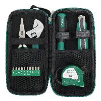 Инструмент бытовой ( 15 предметов), тканевый пенал 06001A SATA 