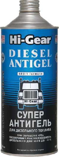 Антигель дизельного топлива, 946 ml (на 470 л)  Hi-Gear HG 3427 (уп. 6 шт.)