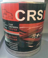 Грунтовка акриловая однокомпонентная 1К финишная быстросохнущая Серая, 1.0 кг CRS  (уп.6 шт)