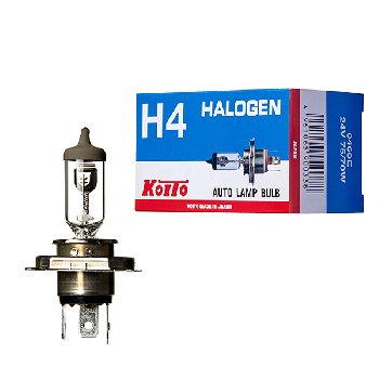 Лампа галогеновая H 4 24V 75/70W  KOITO  (0468E)